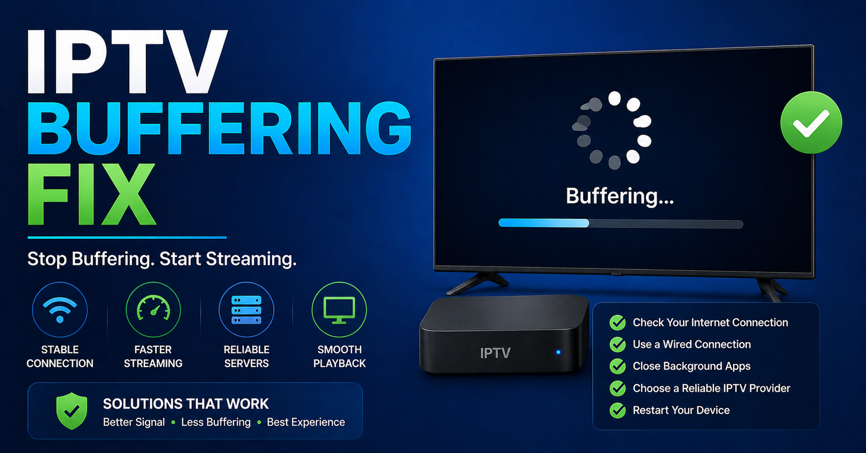 IPTV Buffering Fix