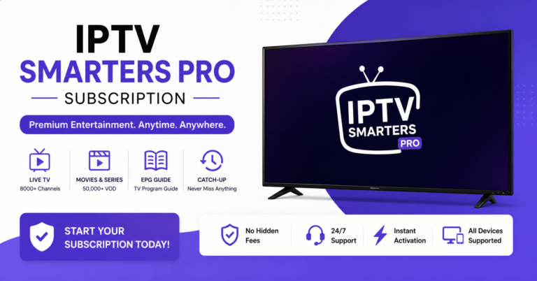 IPTV Smarters Pro Subscription