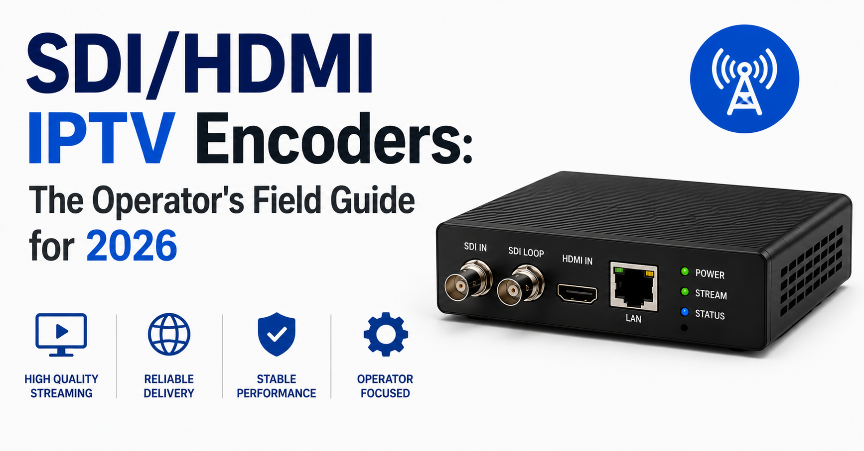 SDI/HDMI IPTV Encoders