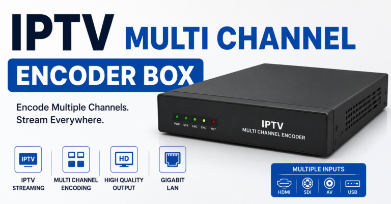 IPTV Multi Channel Encoder Box
