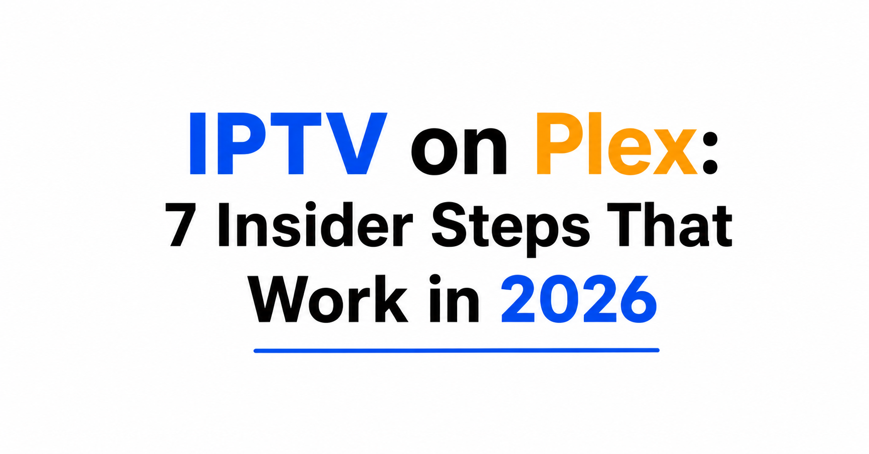 IPTV on Plex