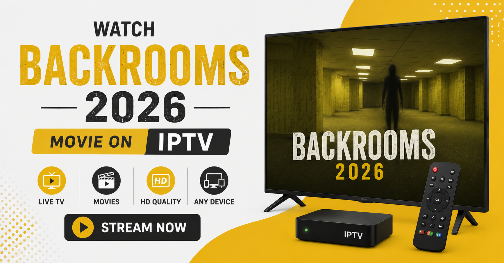 Watch Backrooms 2026 Movie on IPTV