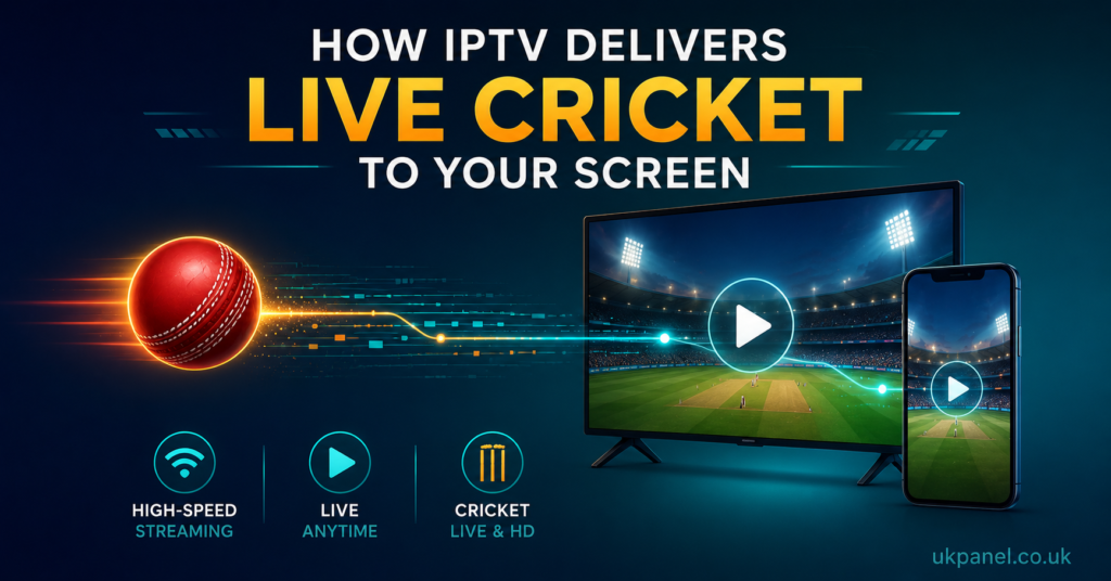 How IPTV Delivers Live Cricket to Your Screen