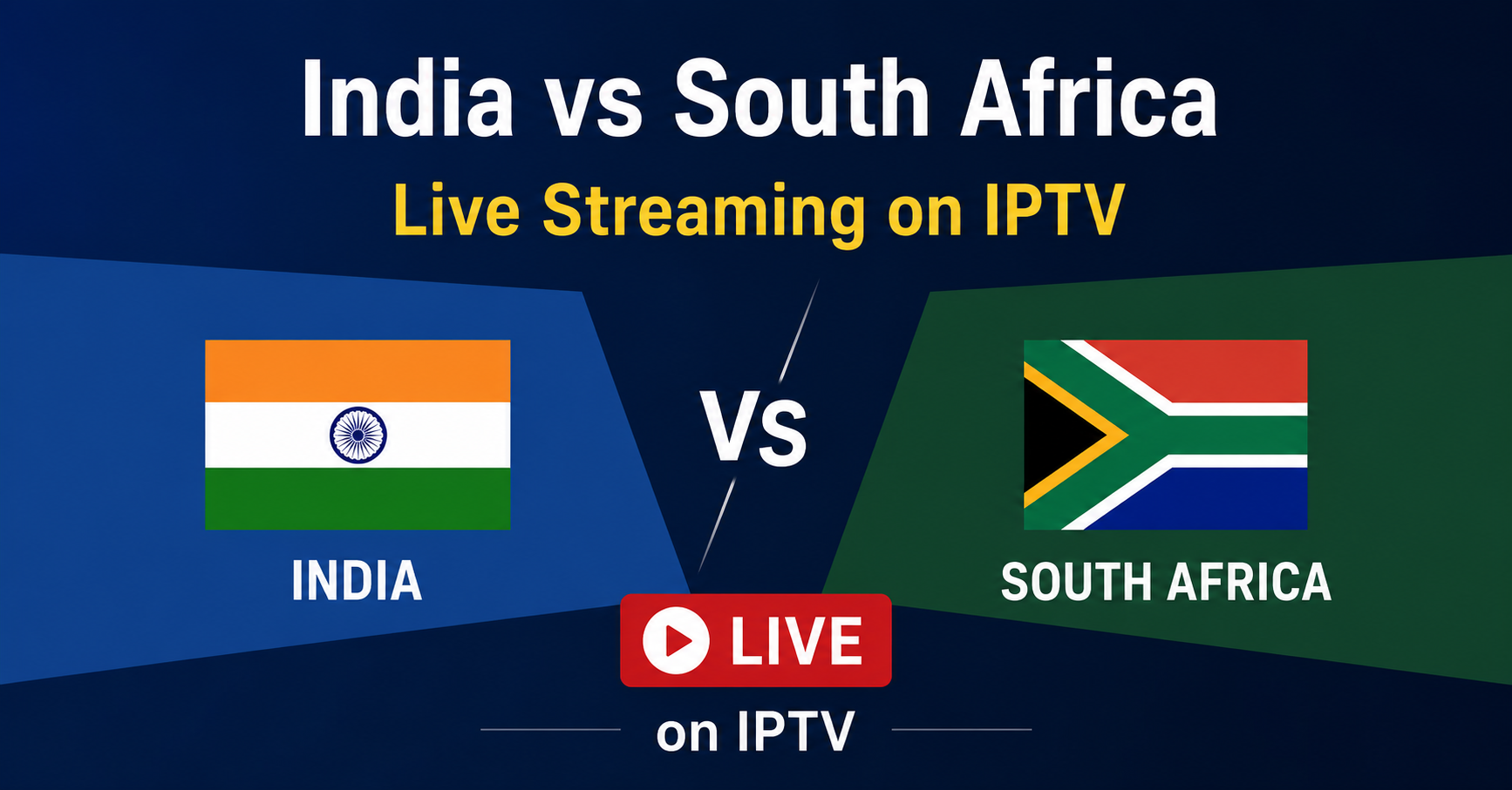 India vs South Africa Live Streaming on IPTV