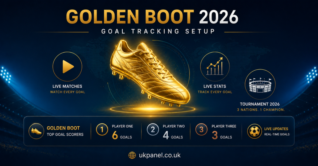 Golden Boot 2026 Goal Tracking Setup