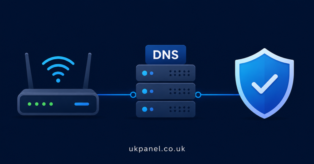 DNS Router Settings Illustration