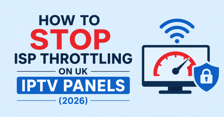Stop ISP Throttling on UK IPTV Panels