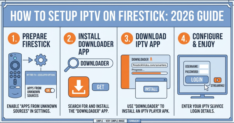 how to setup IPTV on Firestick step by step